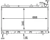 Kühler, Motorkühlung MAHLE CR 1566 000S Bild Kühler, Motorkühlung MAHLE CR 1566 000S