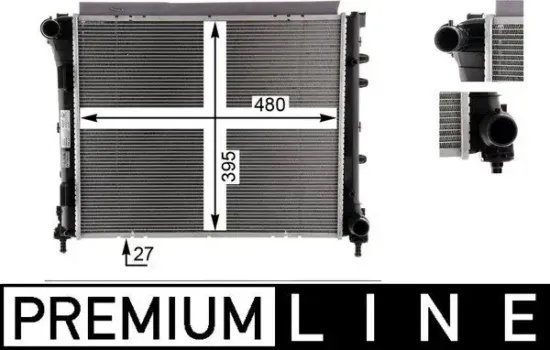 Kühler, Motorkühlung MAHLE CR 1586 000P Bild Kühler, Motorkühlung MAHLE CR 1586 000P