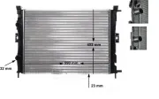 Kühler, Motorkühlung MAHLE CR 1690 000S