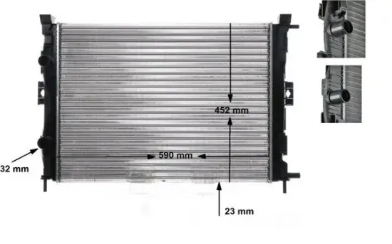 Kühler, Motorkühlung MAHLE CR 1690 000S Bild Kühler, Motorkühlung MAHLE CR 1690 000S