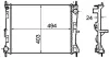 Kühler, Motorkühlung MAHLE CR 1691 000P Bild Kühler, Motorkühlung MAHLE CR 1691 000P