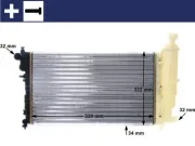Kühler, Motorkühlung MAHLE CR 169 000S