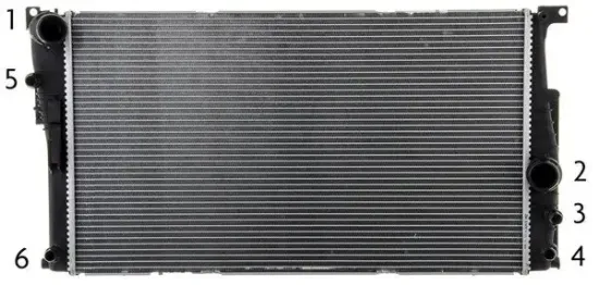 Kühler, Motorkühlung MAHLE CR 1725 000P Bild Kühler, Motorkühlung MAHLE CR 1725 000P