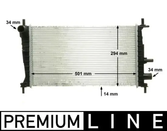 Kühler, Motorkühlung MAHLE CR 174 000P Bild Kühler, Motorkühlung MAHLE CR 174 000P