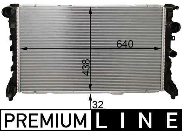 Kühler, Motorkühlung MAHLE CR 1772 000P