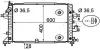 Kühler, Motorkühlung MAHLE CR 1858 000P Bild Kühler, Motorkühlung MAHLE CR 1858 000P