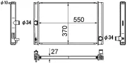 Kühler, Motorkühlung MAHLE CR 1865 000S