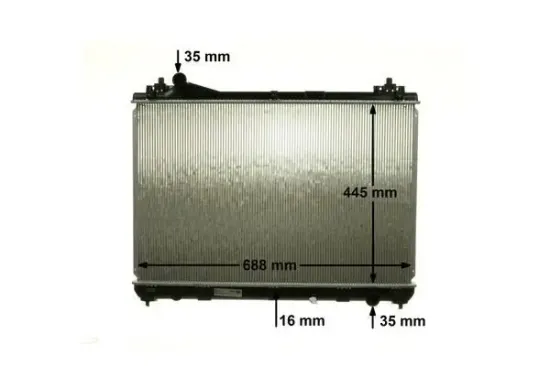 Kühler, Motorkühlung MAHLE CR 1873 000S Bild Kühler, Motorkühlung MAHLE CR 1873 000S