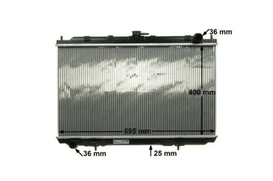 Kühler, Motorkühlung MAHLE CR 1876 000S Bild Kühler, Motorkühlung MAHLE CR 1876 000S