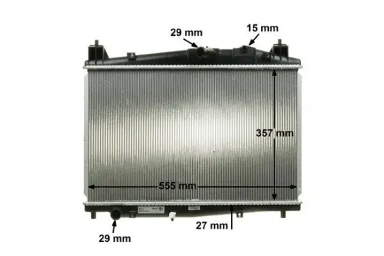 Kühler, Motorkühlung MAHLE CR 1887 000S Bild Kühler, Motorkühlung MAHLE CR 1887 000S