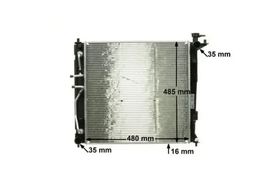 Kühler, Motorkühlung MAHLE CR 1892 000S Bild Kühler, Motorkühlung MAHLE CR 1892 000S