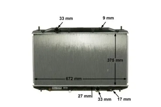 Kühler, Motorkühlung MAHLE CR 1895 000S Bild Kühler, Motorkühlung MAHLE CR 1895 000S