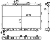 Kühler, Motorkühlung MAHLE CR 1897 000S