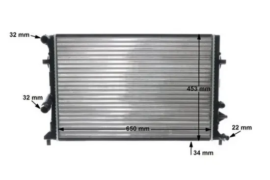 Kühler, Motorkühlung MAHLE CR 1899 000S Bild Kühler, Motorkühlung MAHLE CR 1899 000S