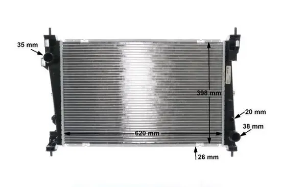 Kühler, Motorkühlung MAHLE CR 1987 000S Bild Kühler, Motorkühlung MAHLE CR 1987 000S