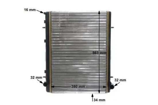 Kühler, Motorkühlung MAHLE CR 2033 000S Bild Kühler, Motorkühlung MAHLE CR 2033 000S