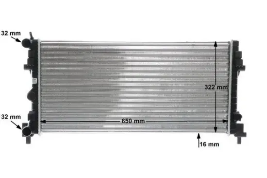 Kühler, Motorkühlung MAHLE CR 2081 000S Bild Kühler, Motorkühlung MAHLE CR 2081 000S