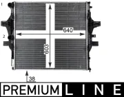 Kühler, Motorkühlung MAHLE CR 2088 000P