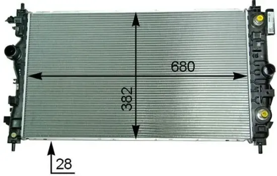 Kühler, Motorkühlung MAHLE CR 2117 000P Bild Kühler, Motorkühlung MAHLE CR 2117 000P