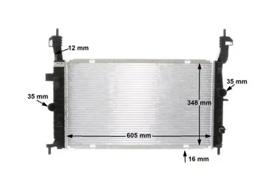 Kühler, Motorkühlung MAHLE CR 2120 000S Bild Kühler, Motorkühlung MAHLE CR 2120 000S