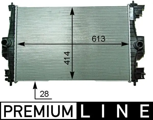 Kühler, Motorkühlung MAHLE CR 2121 000P