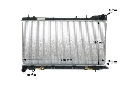 Kühler, Motorkühlung MAHLE CR 2165 000S Bild Kühler, Motorkühlung MAHLE CR 2165 000S