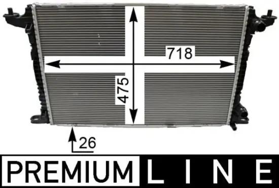 Kühler, Motorkühlung MAHLE CR 2179 000P Bild Kühler, Motorkühlung MAHLE CR 2179 000P