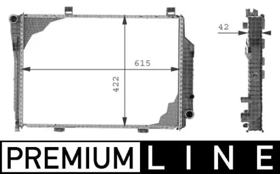 Kühler, Motorkühlung MAHLE CR 230 000P Bild Kühler, Motorkühlung MAHLE CR 230 000P