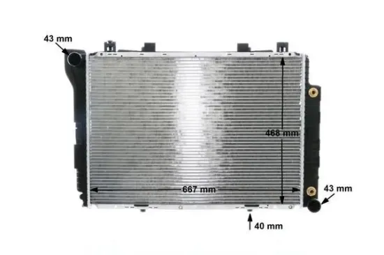 Kühler, Motorkühlung MAHLE CR 246 000S Bild Kühler, Motorkühlung MAHLE CR 246 000S