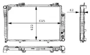 Kühler, Motorkühlung MAHLE CR 248 000S