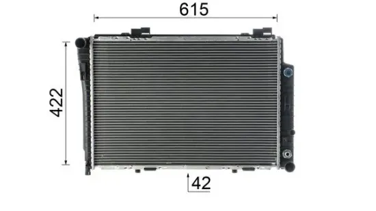 Kühler, Motorkühlung MAHLE CR 248 000S Bild Kühler, Motorkühlung MAHLE CR 248 000S