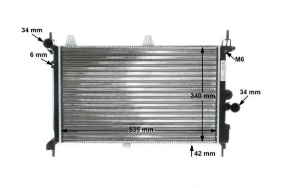 Kühler, Motorkühlung MAHLE CR 267 000S Bild Kühler, Motorkühlung MAHLE CR 267 000S