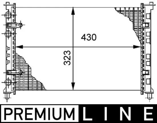 Kühler, Motorkühlung MAHLE CR 272 000P Bild Kühler, Motorkühlung MAHLE CR 272 000P