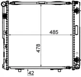 Kühler, Motorkühlung MAHLE CR 292 000S