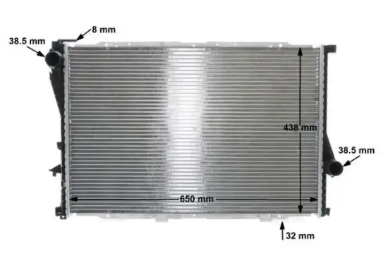 Kühler, Motorkühlung MAHLE CR 296 000S Bild Kühler, Motorkühlung MAHLE CR 296 000S