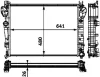 Kühler, Motorkühlung MAHLE CR 304 000P Bild Kühler, Motorkühlung MAHLE CR 304 000P