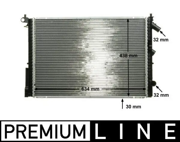 Kühler, Motorkühlung MAHLE CR 312 000P