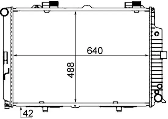 Kühler, Motorkühlung MAHLE CR 318 000S Bild Kühler, Motorkühlung MAHLE CR 318 000S