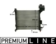 Kühler, Motorkühlung MAHLE CR 322 000P