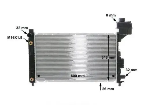 Kühler, Motorkühlung MAHLE CR 323 000S Bild Kühler, Motorkühlung MAHLE CR 323 000S