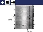 Kühler, Motorkühlung MAHLE CR 32 000S