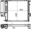 Kühler, Motorkühlung MAHLE CR 330 000S