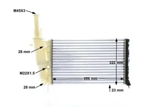 Kühler, Motorkühlung MAHLE CR 346 000S Bild Kühler, Motorkühlung MAHLE CR 346 000S