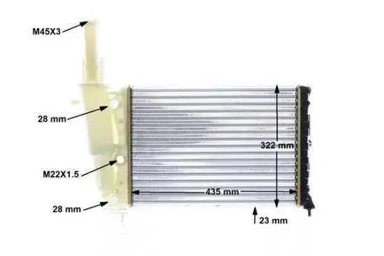 Kühler, Motorkühlung MAHLE CR 351 000S Bild Kühler, Motorkühlung MAHLE CR 351 000S