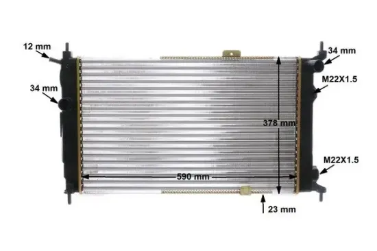 Kühler, Motorkühlung MAHLE CR 356 000S Bild Kühler, Motorkühlung MAHLE CR 356 000S