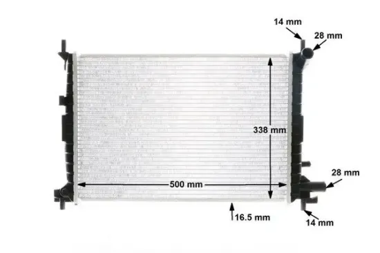 Kühler, Motorkühlung MAHLE CR 375 000S Bild Kühler, Motorkühlung MAHLE CR 375 000S