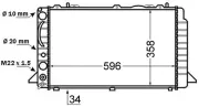 Kühler, Motorkühlung MAHLE CR 396 000S