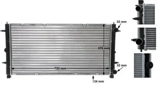 Kühler, Motorkühlung MAHLE CR 398 000S Bild Kühler, Motorkühlung MAHLE CR 398 000S