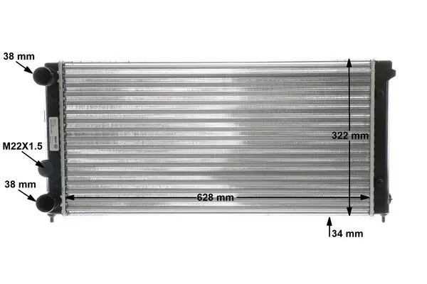 Kühler, Motorkühlung MAHLE CR 411 000S Bild Kühler, Motorkühlung MAHLE CR 411 000S