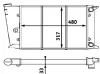 Kühler, Motorkühlung MAHLE CR 418 000P Bild Kühler, Motorkühlung MAHLE CR 418 000P